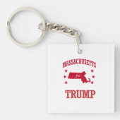 MASSACHUSETTEN VOOR DONALD TRUMP SLEUTELHANGER (Voorkant)