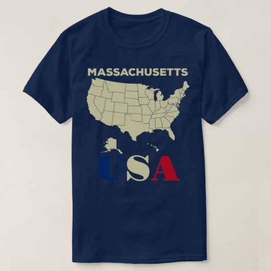 Massachusetts5 T-shirt (Design voorkant)