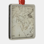 Massachusetts 2 metalen ornament (Rechts)