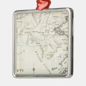 Massachusetts 2 metalen ornament (Links)