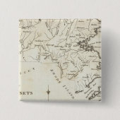 Massachusetts 2 vierkante button 5,1 cm (Voorkant)