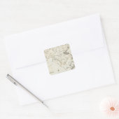 Massachusetts 2 vierkante sticker (Envelop)