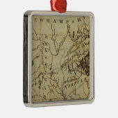 Massachusetts 3 metalen ornament (Rechts)