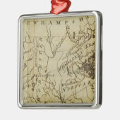 Massachusetts 3 metalen ornament (Links)