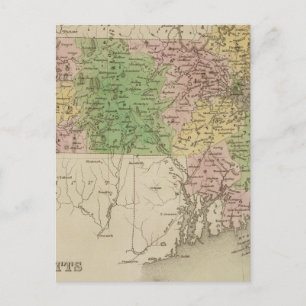 Massachusetts 4 briefkaart