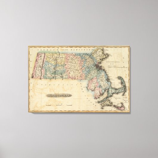 Massachusetts 4 canvas afdruk (Voorkant)