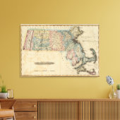 Massachusetts 4 canvas afdruk (Insitu (Woonkamer))