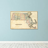 Massachusetts 4 canvas afdruk (Insitu (Houten vloer))