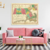 Massachusetts 4 canvas afdruk (Insitu (Woonkamer))
