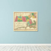 Massachusetts 4 canvas afdruk (Insitu (Houten vloer))