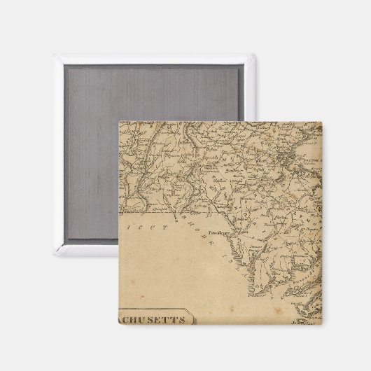 Massachusetts 5 magneet (Voorkant / Achterkant)