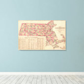 Massachusetts 7 canvas afdruk (Insitu (Houten vloer))