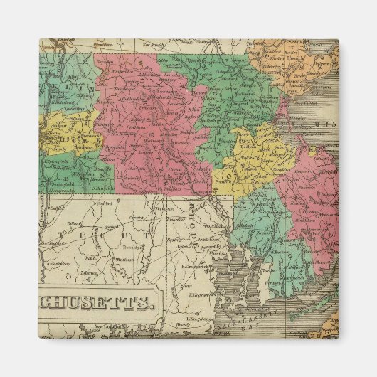 Massachusetts 7 magneet (Voorkant)