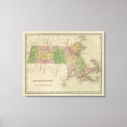 Massachusetts 8 canvas afdruk (Voorkant)