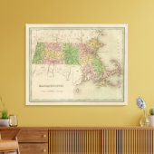 Massachusetts 8 canvas afdruk (Insitu (Woonkamer))