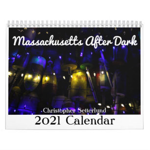 Massachusetts After Dark 2021 Calendar Kalender