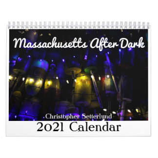 Massachusetts After Dark 2021 Calendar Kalender