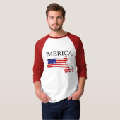 Massachusetts America T-shirt (Voorkant volledig)