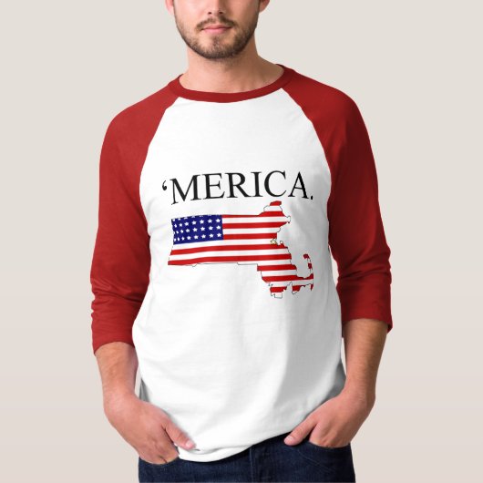 Massachusetts America T-shirt (Voorkant)