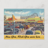 Massachusetts Amusement Center, Salisbury Beach Briefkaart (Voorkant)