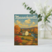 Massachusetts Ansichtkaart Briefkaart (Staand voorkant)