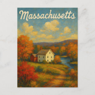 Massachusetts Ansichtkaart Briefkaart