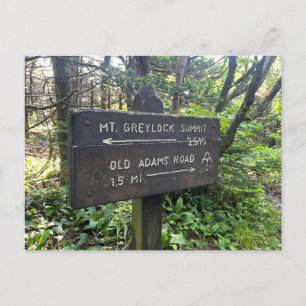 Massachusetts Appalachian Trail Ansichtkaart Briefkaart