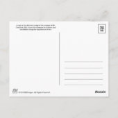 Massachusetts Appalachian Trail Postcard Briefkaart (Achterkant)