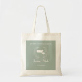 Massachusetts Bestemming Trouw Welkom  Tote Bag (Voorkant)
