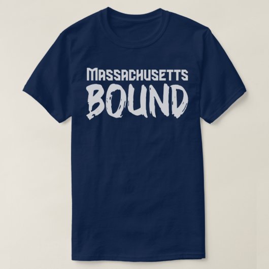 Massachusetts bewegend cadeau t-shirt (Design voorkant)