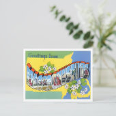 Massachusetts Big Letters Briefkaart (Staand voorkant)