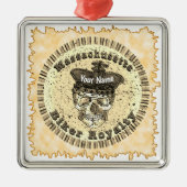 Massachusetts Biker  Metalen Ornament (Voorkant)