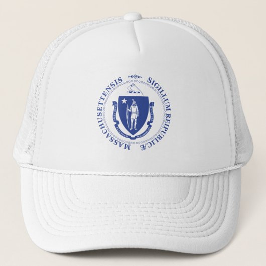 Massachusetts bord trucker pet (Voorkant)