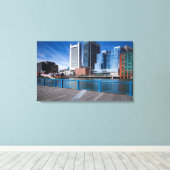 Massachusetts, Boston, Federal Reserve Bank Canvas Afdruk (Insitu (Houten vloer))