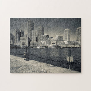 Massachusetts, Boston, gebouwen op Rowe's Wharf Legpuzzel
