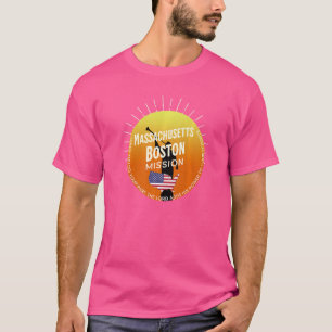 Massachusetts Boston Mormon Lds Mission Missionary T-shirt