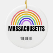 Massachusetts - Boston - New England - Cape Cod Keramisch Ornament (Achterkant)