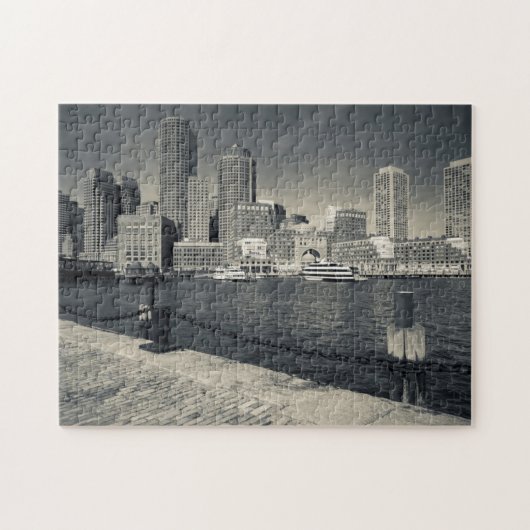 Massachusetts, Boston, Rowe's Wharf gebouwen Legpuzzel (Horizontaal)