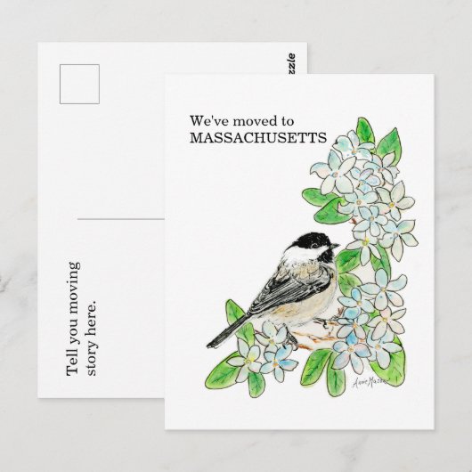 Massachusetts Briefkaart (Voorkant / Achterkant)