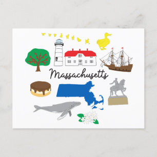 Massachusetts Briefkaart