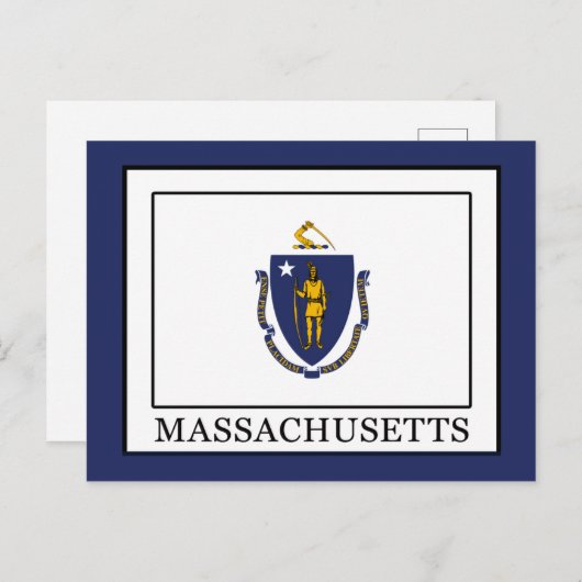 Massachusetts Briefkaart (Voorkant / Achterkant)