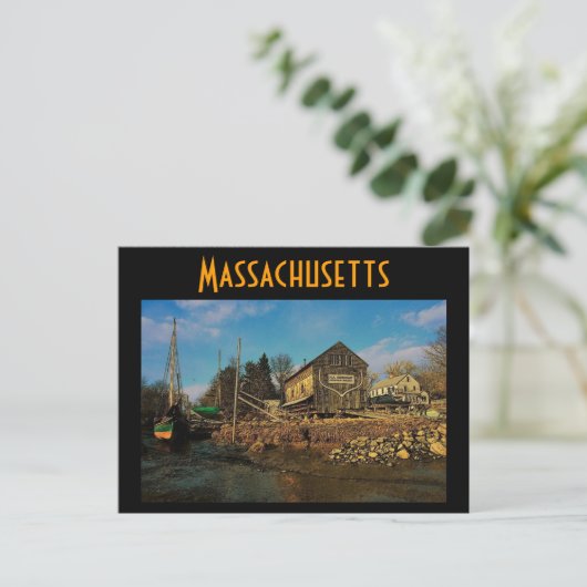 Massachusetts Briefkaart (Staand voorkant)