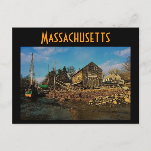 Massachusetts Briefkaart (Voorkant)