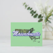 Massachusetts Briefkaart (Staand voorkant)