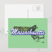 Massachusetts Briefkaart (Voorkant / Achterkant)