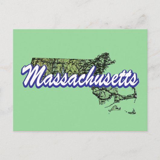 Massachusetts Briefkaart (Voorkant)