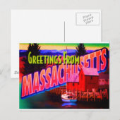 Massachusetts Briefkaart (Voorkant / Achterkant)