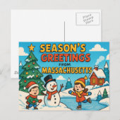 MASSACHUSETTS-Briefkaart Briefkaart (Voorkant / Achterkant)