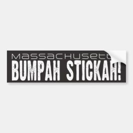 Massachusetts Bumpah Stickah! Bumpersticker