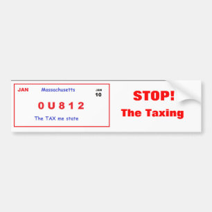 Massachusetts bumper sticker